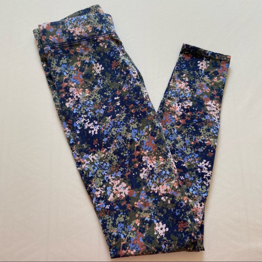 2 FOR $12 Aerie Chill Leggings Navy Pattern